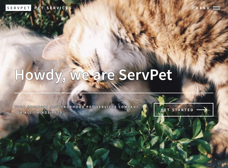 ServPet Pet Services Website